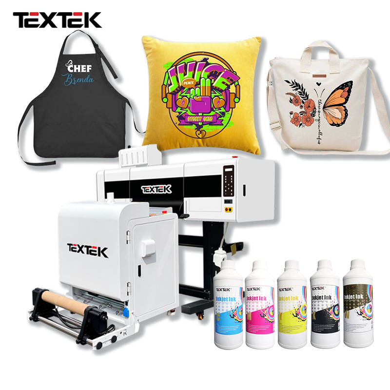 24″ 60cm A1 DTF Printer TEXTEK A602 Direct to Film 2-in-1 Printer Power Shaker Wholesale