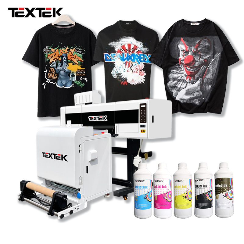 24″ 60cm A1 DTF Printer TEXTEK A602 Direct to Film 2-in-1 Printer Power Shaker Wholesale