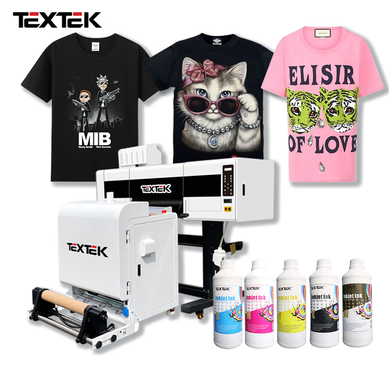 24″ A1 60cm DTF Printer TEXTEK A602 Epson I3200 Powder Shaker T Shirt Sticker Transfer Wholesale Price