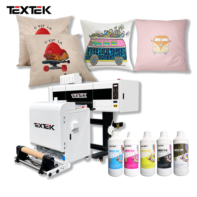 24″ A1 60cm DTF Printer TEXTEK A602 Epson I3200 Powder Shaker T Shirt Sticker Transfer Wholesale Price