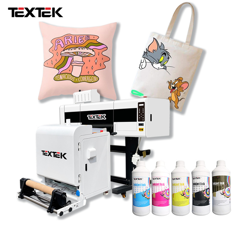 24″ A1 60cm DTF Printer TEXTEK A604 Epson I3200 4 Heads Sticker Transfer Printer Wholesale