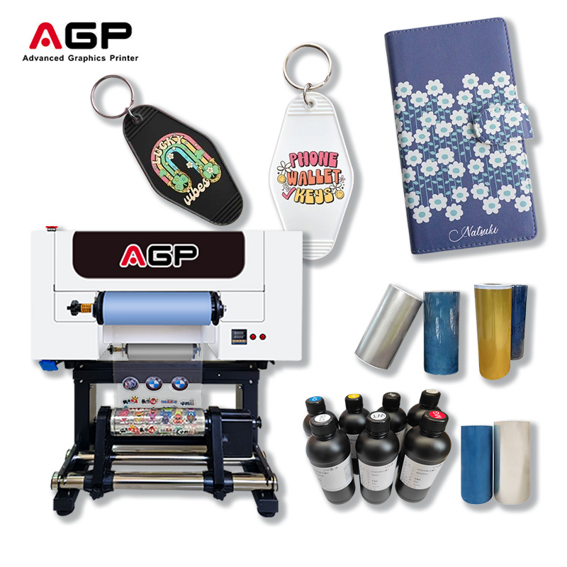 A3 30cm UV DTF Printer AGP F30 Epson F1080 Cup Wraps Print Transfers Auto Laminator Best Wholesale Price