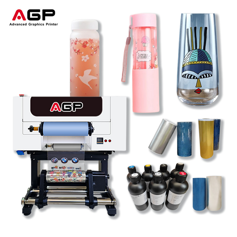 A3 30cm UV DTF Printer AGP F30 Epson F1080 Cup Wraps Print Transfers Auto Laminator Best Wholesale Price