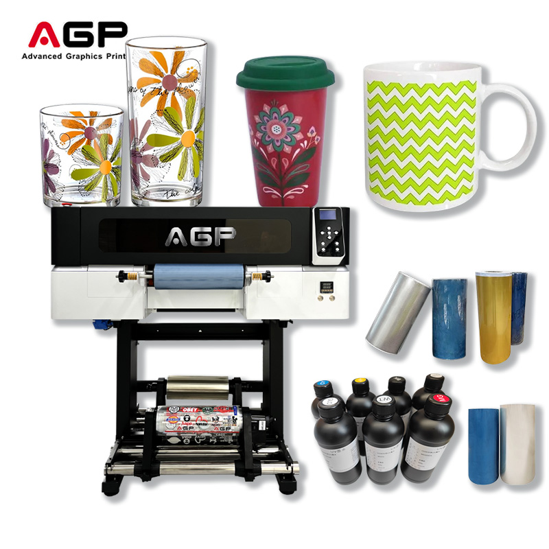 AGP S30 A3 UV DTF Printer Epson l1600 2-in-1 Laminator Label Sticker Transfer Printer Wholesale