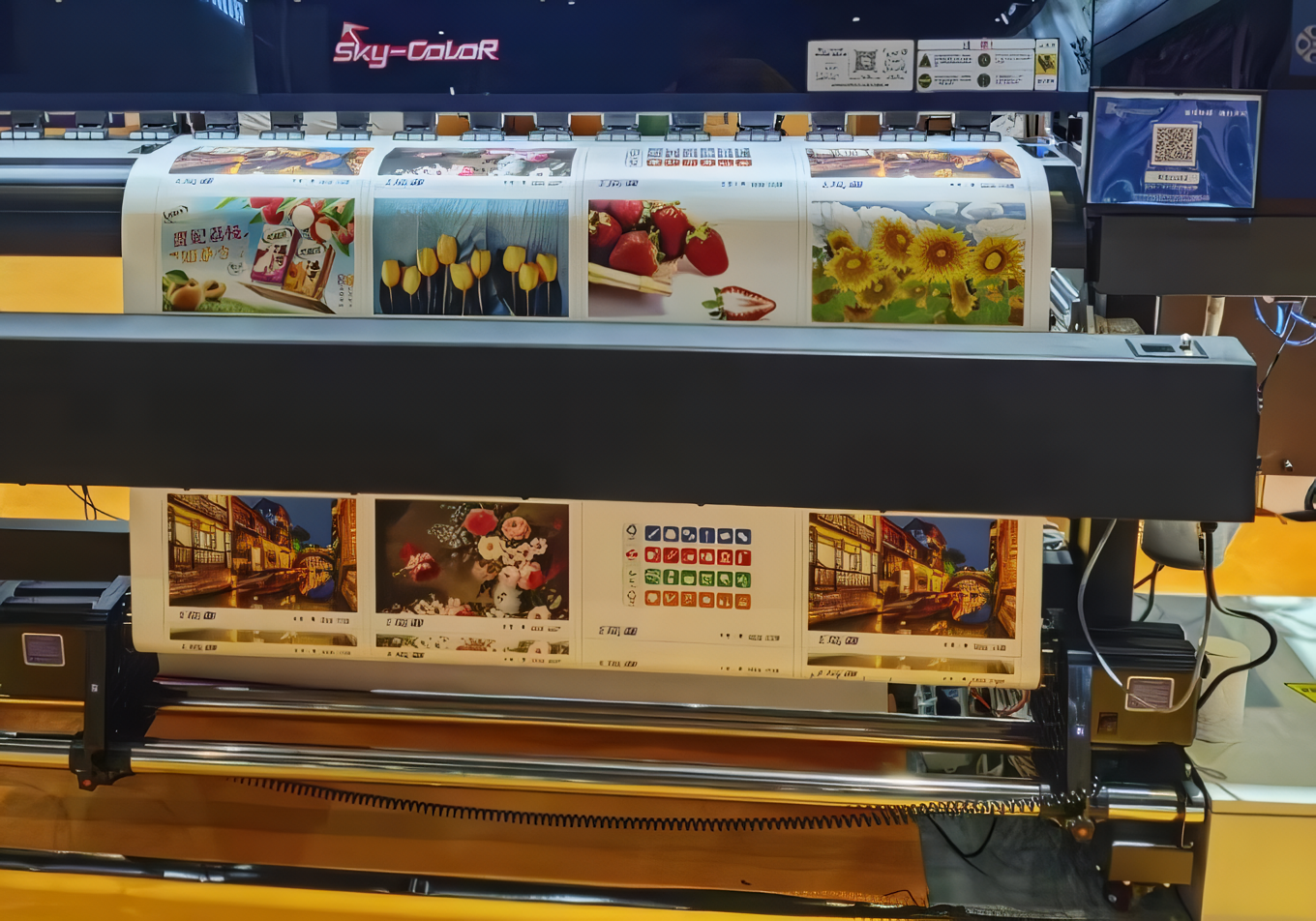 Elevate Your Indoor and Outdoor Advertising with the Sky Color SC6160 Eco-Solvent Printer: EPSON I3200-E1 Print Head for Unmatched Performance