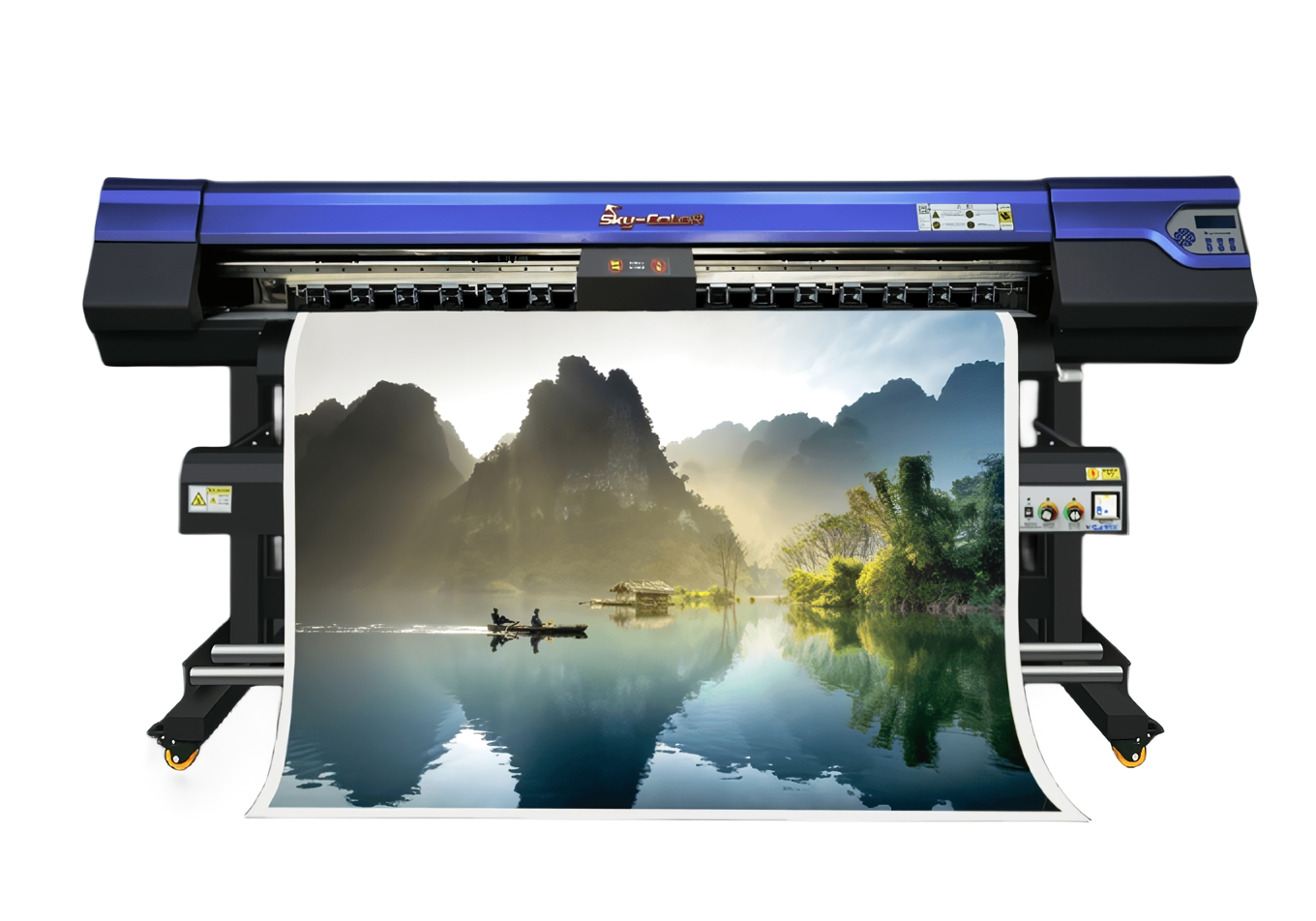 Elevate Your Indoor and Outdoor Advertising with the Sky Color SC6160 Eco-Solvent Printer: EPSON I3200-E1 Print Head for Unmatched Performance