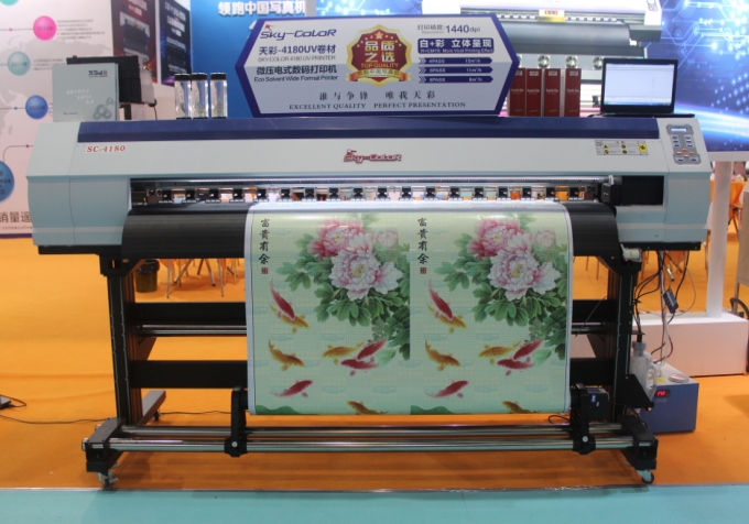 1800mm 2 Heads Skycolor SC-4180TS Wide Format Eco Solvent Printer High Printing Machine