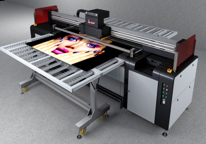 2500mm Skycolor SC-HD2500 UV Hybrid Printer 3D effect printing machine factory direct sell
