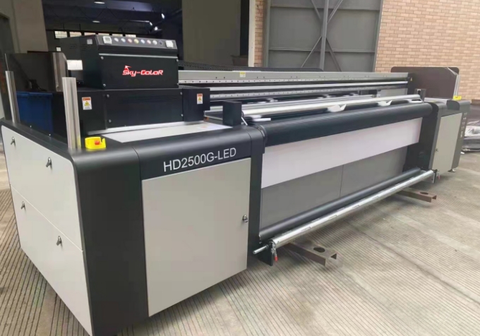 2500mm Skycolor SC-HD2500 UV Hybrid Printer 3D effect printing machine factory direct sell