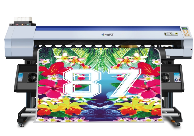 Fdear 1.9 m FD1900 dye sublimation printer 2 Epson i3200-A1 printheads for fabric printing