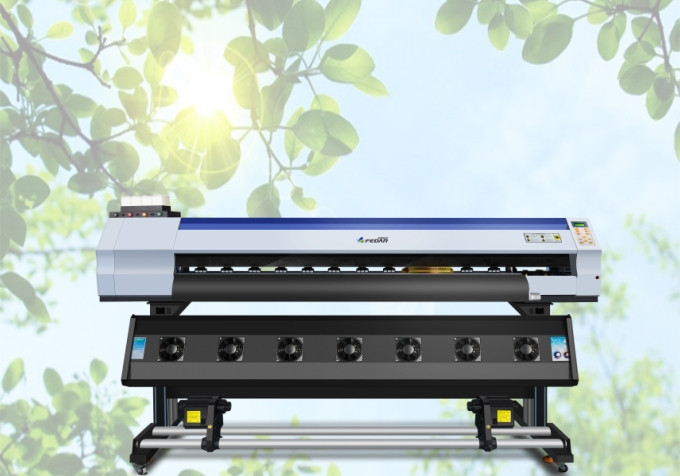 Fdear 1.9 m FD1900 dye sublimation printer 2 Epson i3200-A1 printheads for fabric printing