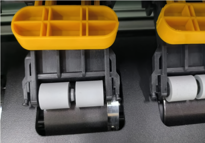 the platen wheel can support two levels of adjustment