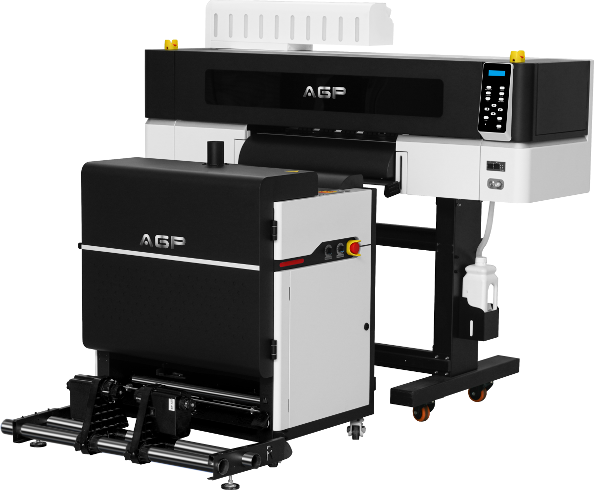 600mm DTF Printer with Epson I3200-A1 Printheads, DTF-T652 T653 T654, CMYK+W, Auto Feeding & Take-Up System