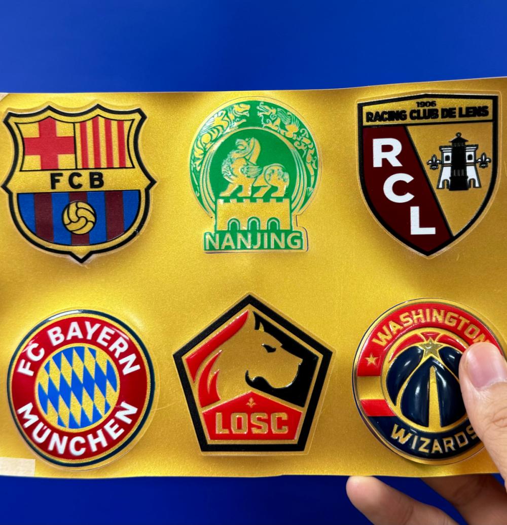 TPU / PU Printing Film for UV Printing 3.5D Embossed Crystal Sticker Film Flexible UV DTF Sticker Material