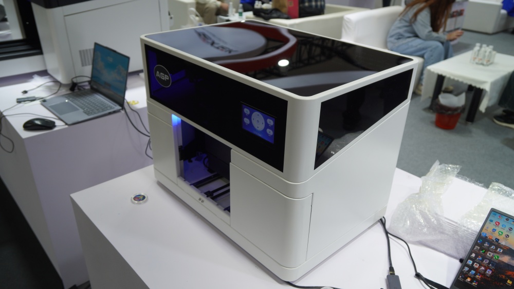 Desktop UV Printer A5 Size 180x200mm UV Printing Machine for Plastic Glass Wood Metal with White Ink