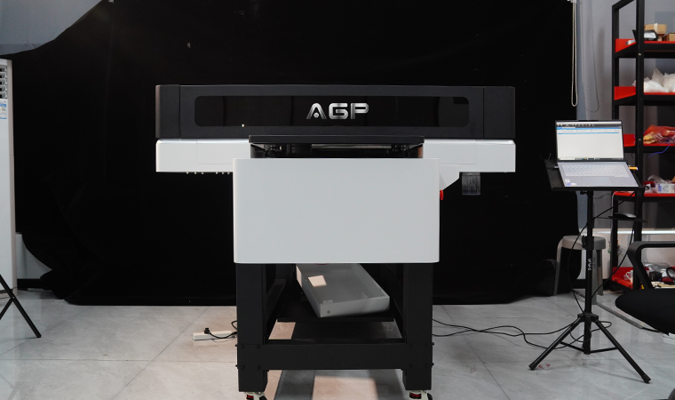 600x900mm UV Flatbed Printer with White Ink and Varnish Function for Glass Acrylic Crystal Printing
