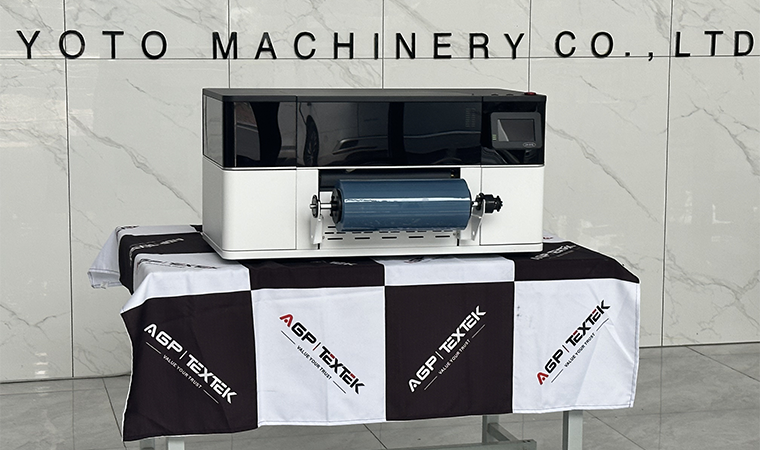 AGP UV-D30 A3 UV DTF Printer Epson I3200-U1 Printhead CMYK+W+V Direct to Film Printing Machine with Automatic Laminator