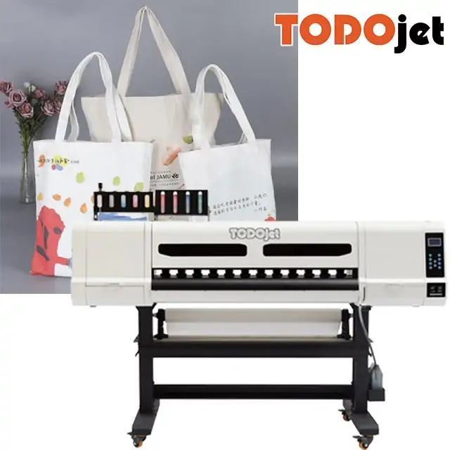 Hot in Argentina 2021 cheap wide size 120cm dtf 5 colors printer kit with hot melt powder shaker dryer for t-shirt