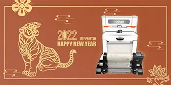 2022 New Arrival High Speed A3 DTF Printing & Shaking Powder in one with 2 Xp600 printhead