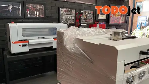 DTF Transfer Film printer Glossy Clear PreTreat Sheets PET Heat Transfer Paper for DIY Direct Print on T-Shirts Textile A3