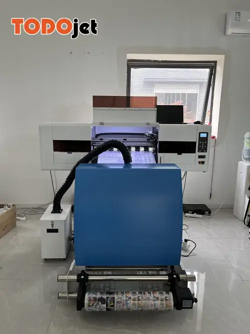 Wholesale 2024 DTF 60cm T-shirt PET Film Digital printer & Powder shaker all in one no need cutting plotter
