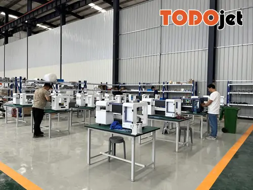 The A1 DTF Printer with Hoson Board 2pcs EPSON i3200-A1 (4 heads for option) for CMYK+ White (Fluoresent color for option)
