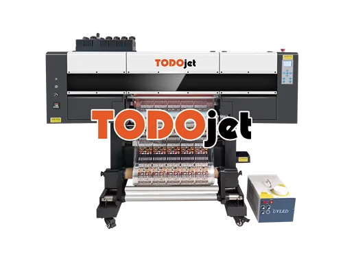 TODOjet 60cm UV DTF printer— Between UV Printing, DTF Printing