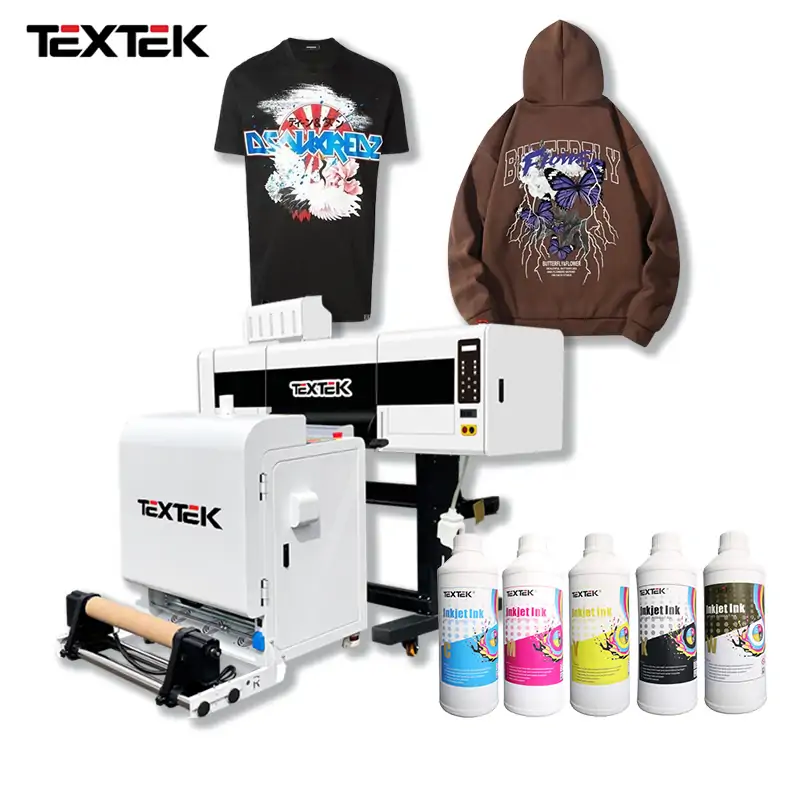 DTF Printer with Dryer: Pigment Ink Direct-to-Film Printing Machine for Offset Heat Transfer Inkjet Printing